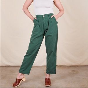 NEW!  Big Bud Press Trousers in Dark Emerald Green Size XXS!
